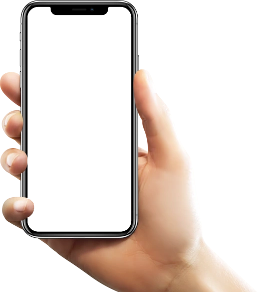 A hand holding a phone buried in unread WhatsApp groups